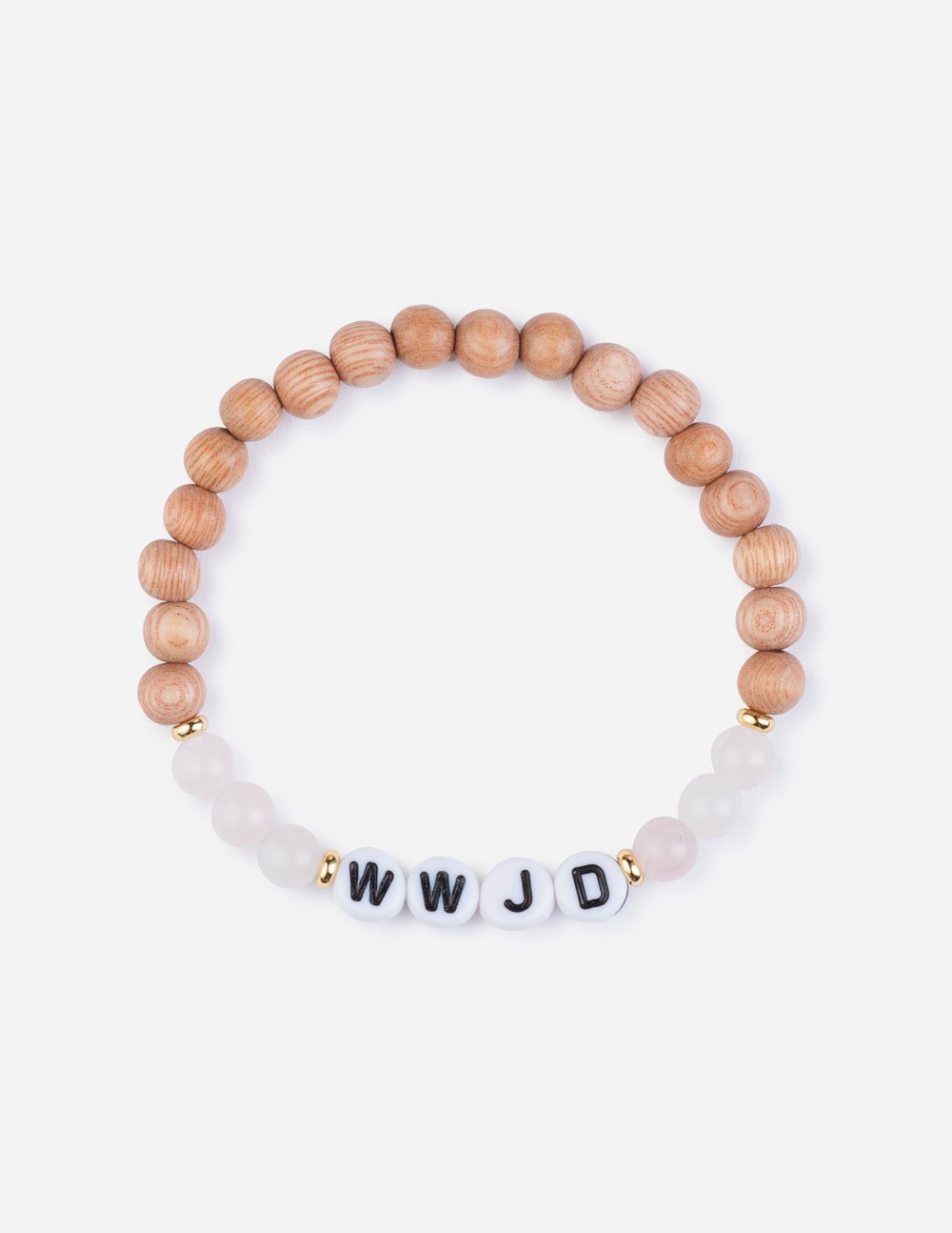 Elevated Faith WWJD Wooden Letter Bracelet - AVBL MRKT (1)