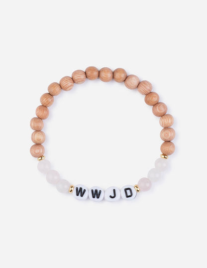 Elevated Faith WWJD Wooden Letter Bracelet - AVBL MRKT (1)