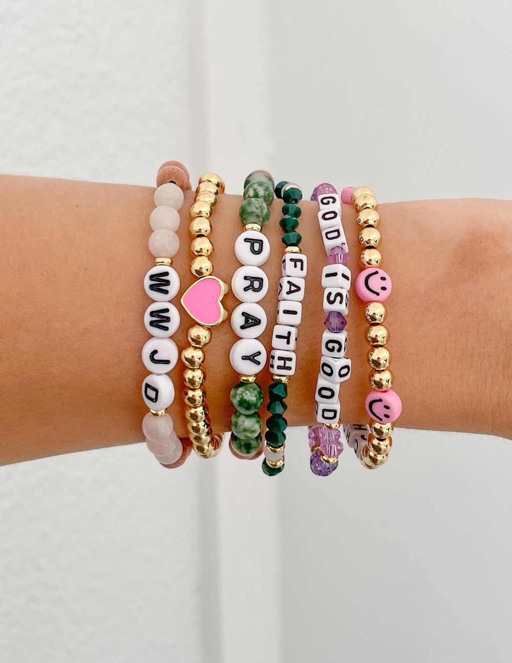 Elevated Faith WWJD Wooden Letter Bracelet - AVBL MRKT (2)