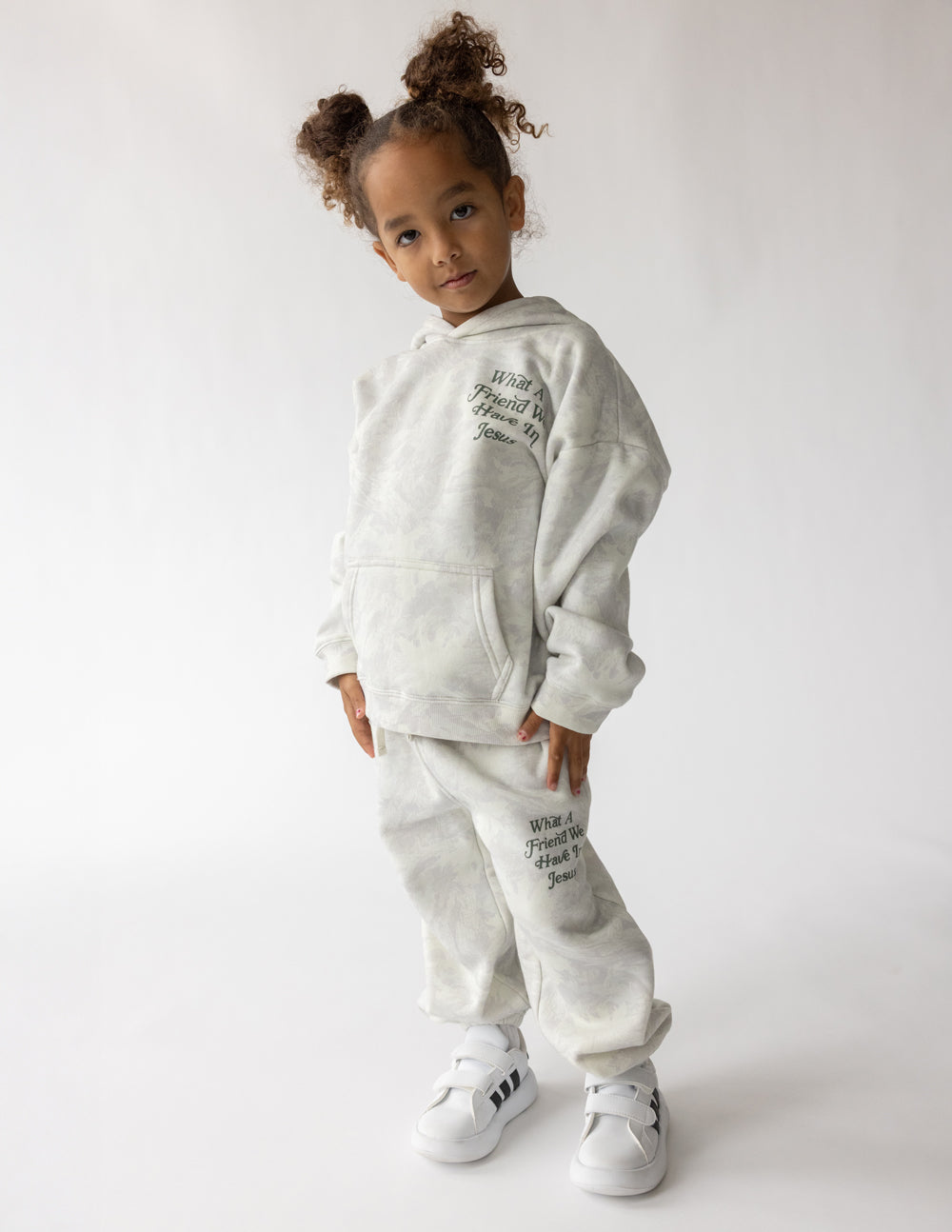 Elevated Faith What a Friend in Jesus Camo Kids Hoodie - AVBL MRKT (4)