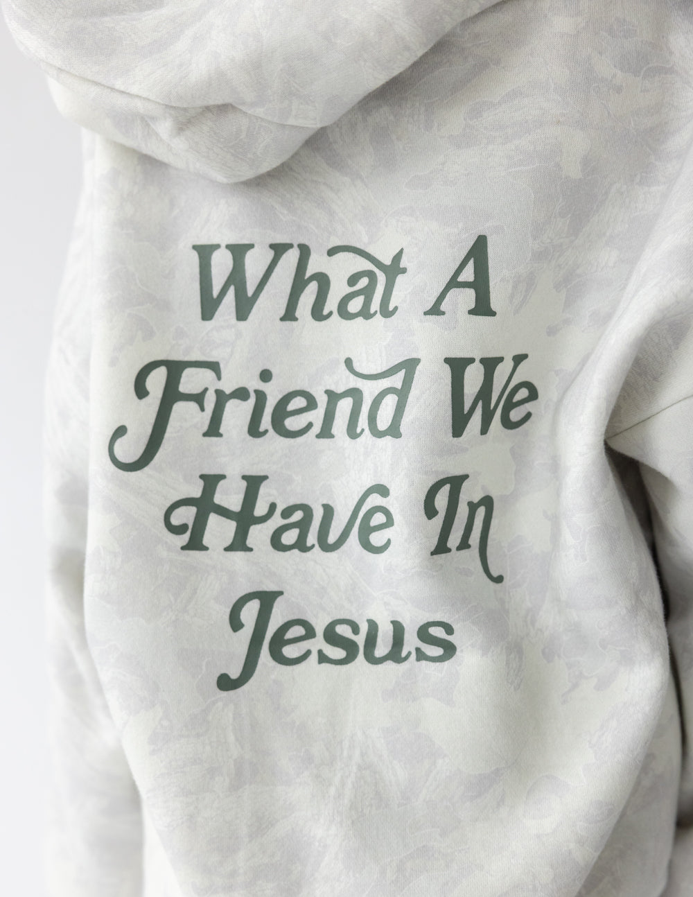 Elevated Faith What a Friend in Jesus Camo Kids Hoodie - AVBL MRKT (5)