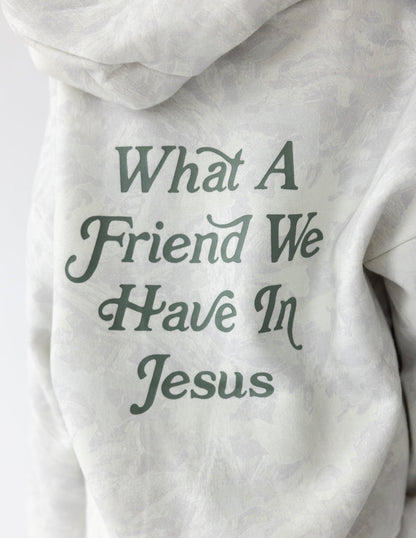 Elevated Faith What a Friend in Jesus Camo Kids Hoodie - AVBL MRKT (5)