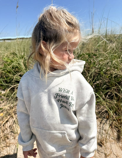 Elevated Faith What a Friend in Jesus Camo Kids Hoodie - AVBL MRKT (7)