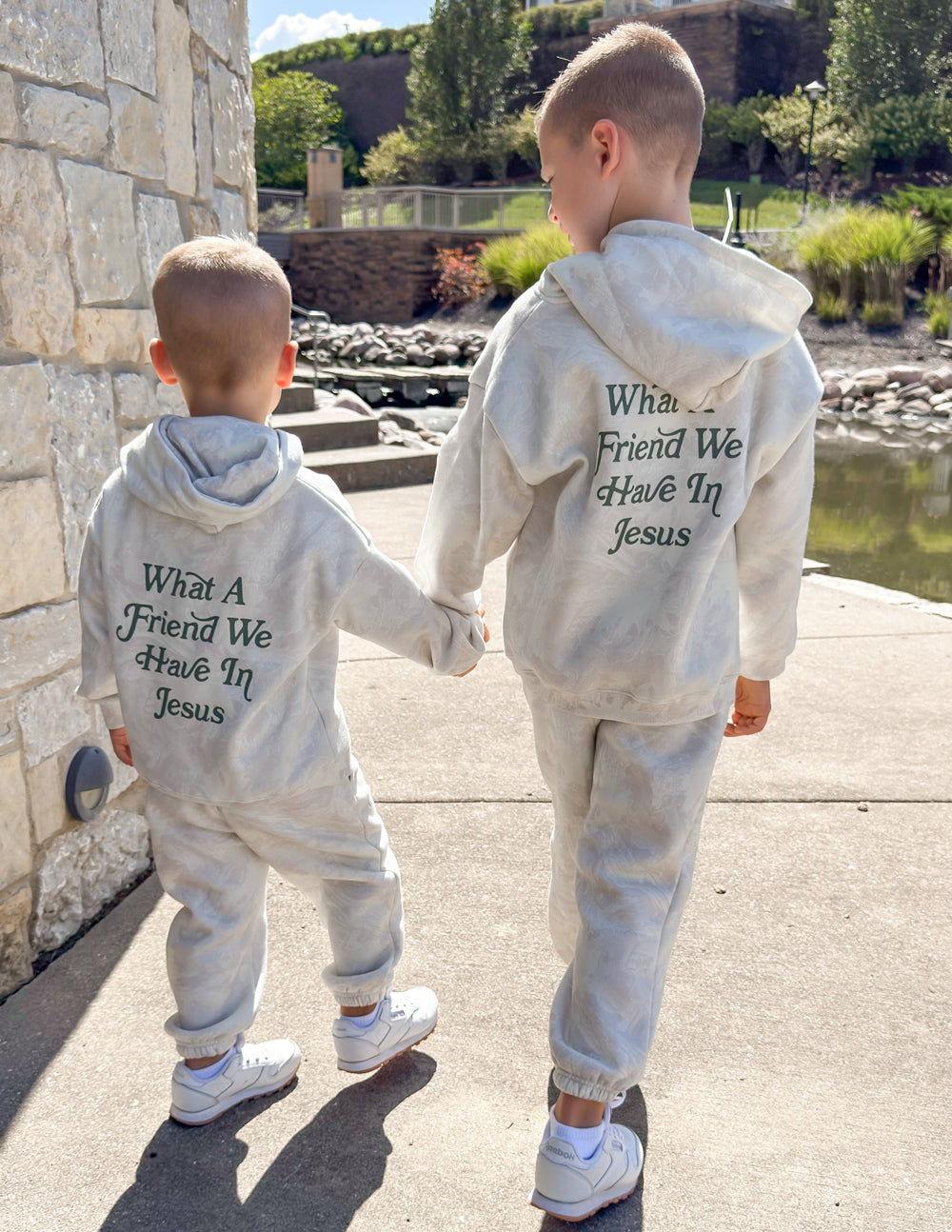 Elevated Faith What a Friend in Jesus Camo Kids Hoodie - AVBL MRKT (9)