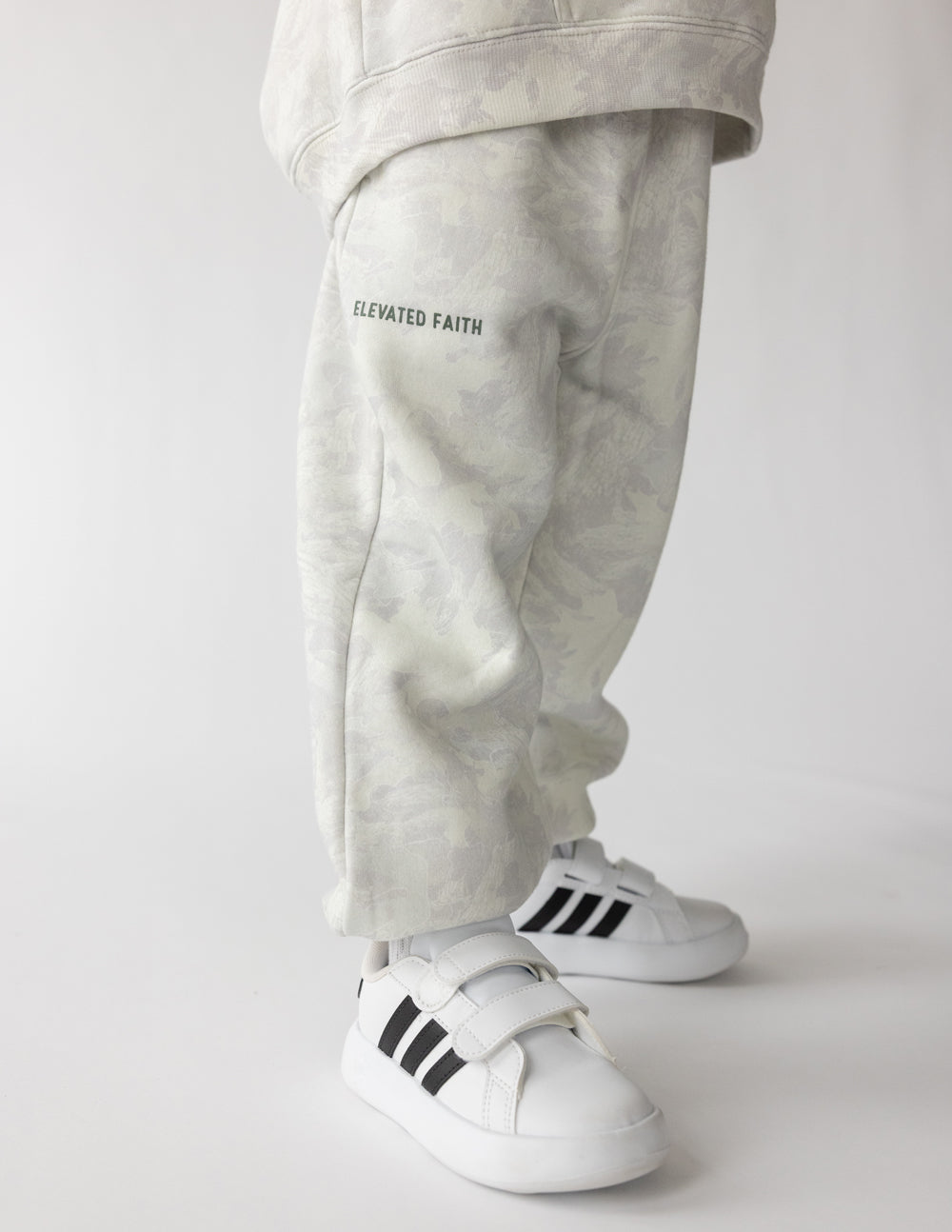 Elevated Faith What a Friend in Jesus Camo Kids Sweatpant - AVBL MRKT (2)