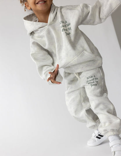 Elevated Faith What a Friend in Jesus Camo Kids Sweatpant - AVBL MRKT (3)