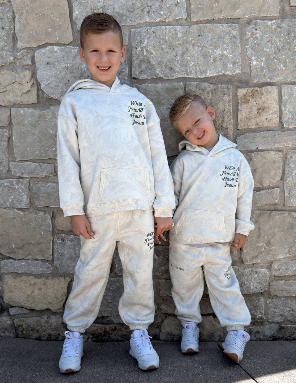 Elevated Faith What a Friend in Jesus Camo Kids Sweatpant - AVBL MRKT (5)