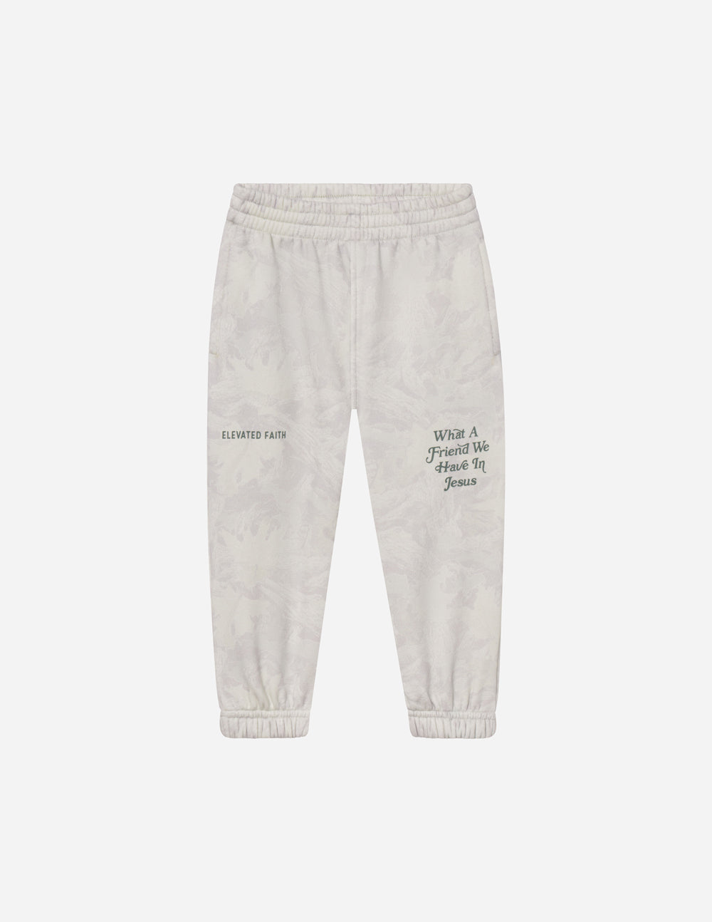 Elevated Faith What a Friend in Jesus Camo Kids Sweatpant - AVBL MRKT (7)