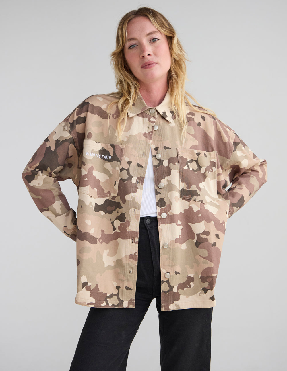 Elevated Faith What a Friend in Jesus Camo Shacket - AVBL MRKT (5)