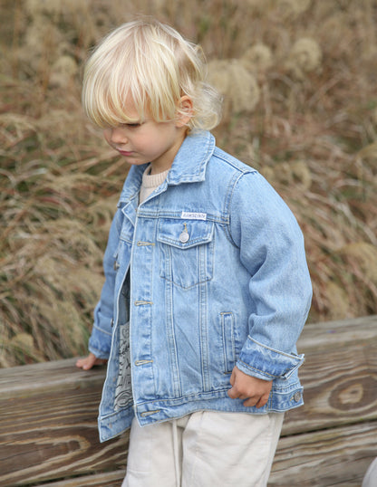 Elevated Faith What a Friend in Jesus Kids Denim Jacket - AVBL MRKT (9)