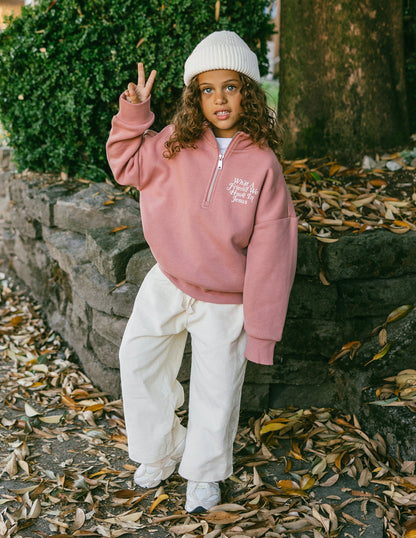 Elevated Faith What a Friend in Jesus Kids Half-Zip - AVBL MRKT (2)
