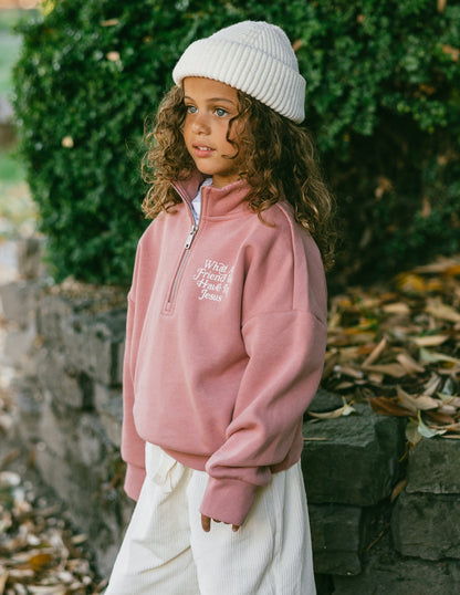 Elevated Faith What a Friend in Jesus Kids Half-Zip - AVBL MRKT (4)