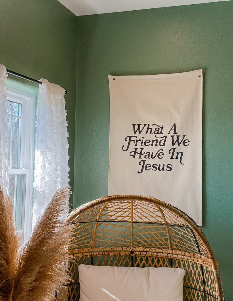 Elevated Faith What a Friend in Jesus Tapestry - AVBL MRKT (1)