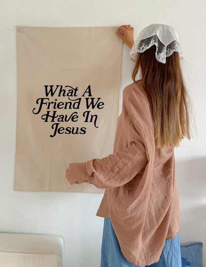 Elevated Faith What a Friend in Jesus Tapestry - AVBL MRKT (3)