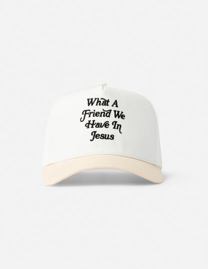 Elevated Faith What a Friend in Jesus Trucker Hat - AVBL MRKT (1)