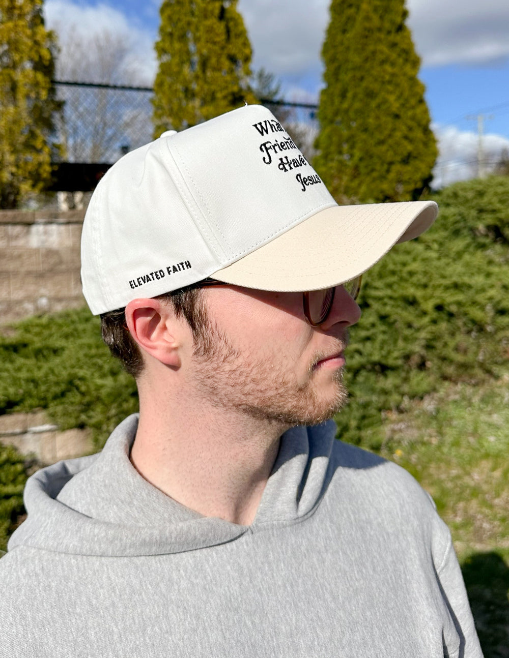 Elevated Faith What a Friend in Jesus Trucker Hat - AVBL MRKT (11)