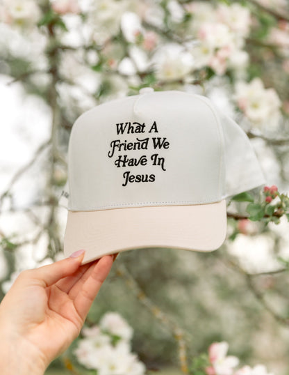 Elevated Faith What a Friend in Jesus Trucker Hat - AVBL MRKT (4)