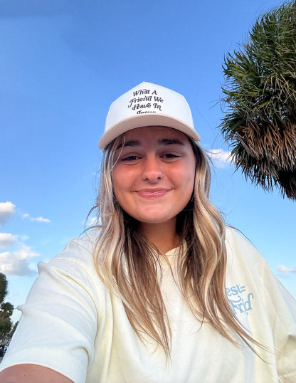 Elevated Faith What a Friend in Jesus Trucker Hat - AVBL MRKT (6)