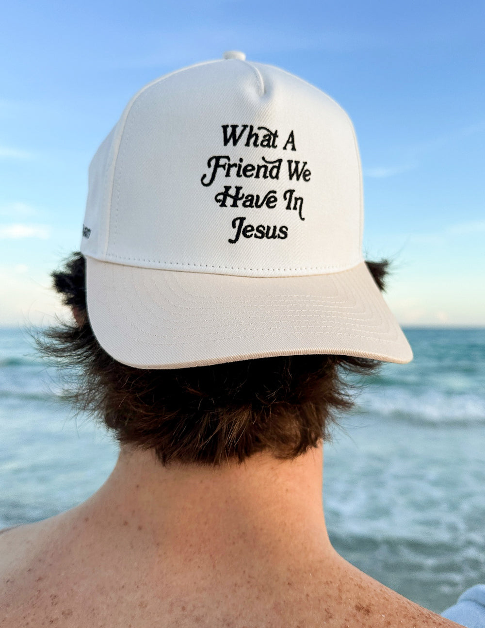 Elevated Faith What a Friend in Jesus Trucker Hat - AVBL MRKT (7)