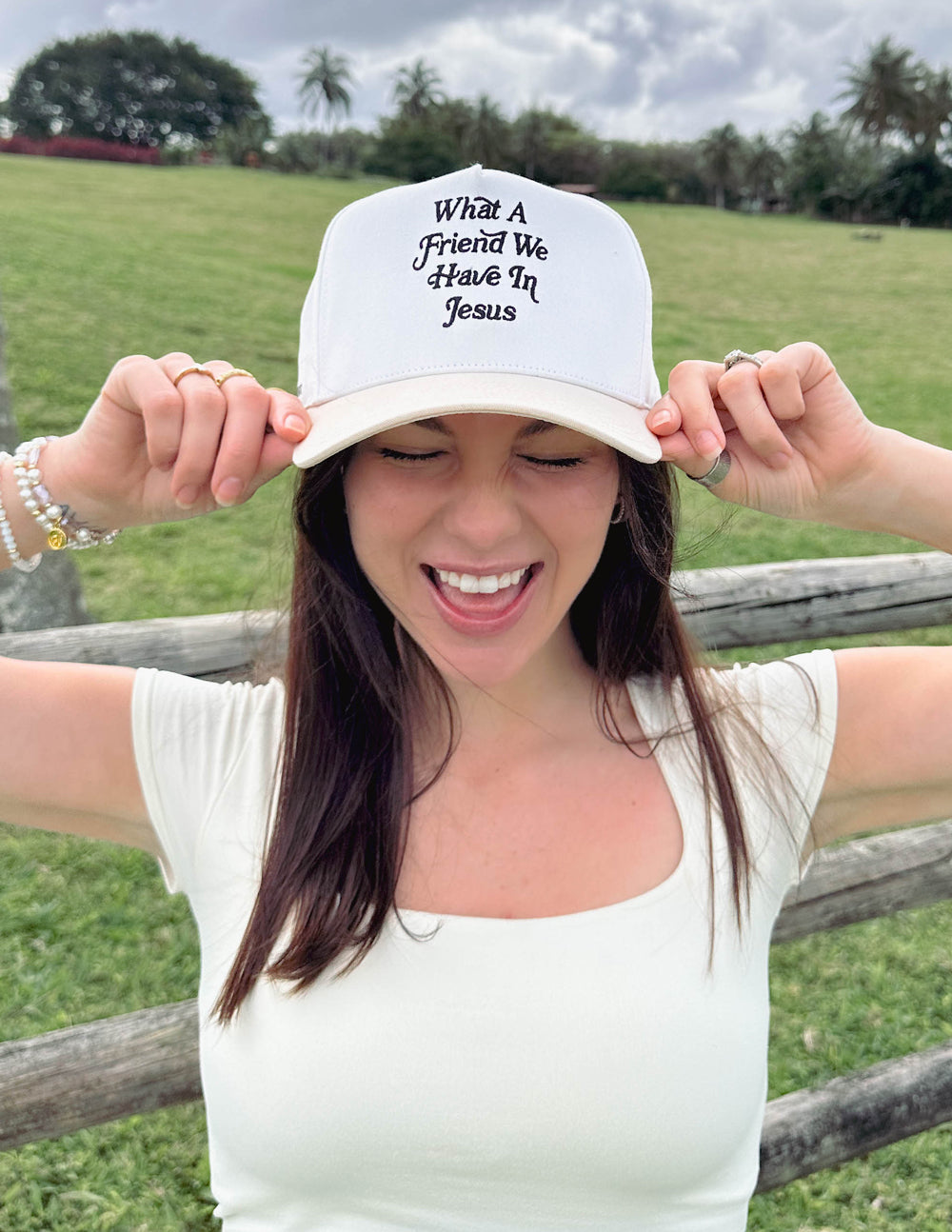 Elevated Faith What a Friend in Jesus Trucker Hat - AVBL MRKT (9)