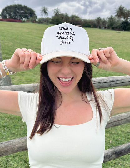 Elevated Faith What a Friend in Jesus Trucker Hat - AVBL MRKT (9)