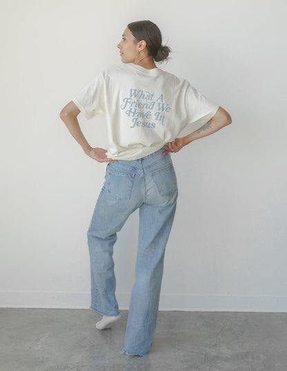 Elevated Faith What a Friend in Jesus Unisex Tee - AVBL MRKT (1)