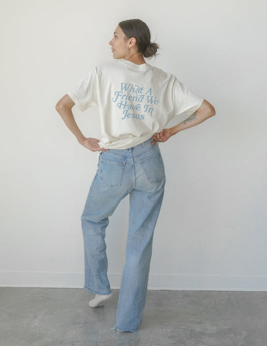 Elevated Faith What a Friend in Jesus Unisex Tee - AVBL MRKT (1)