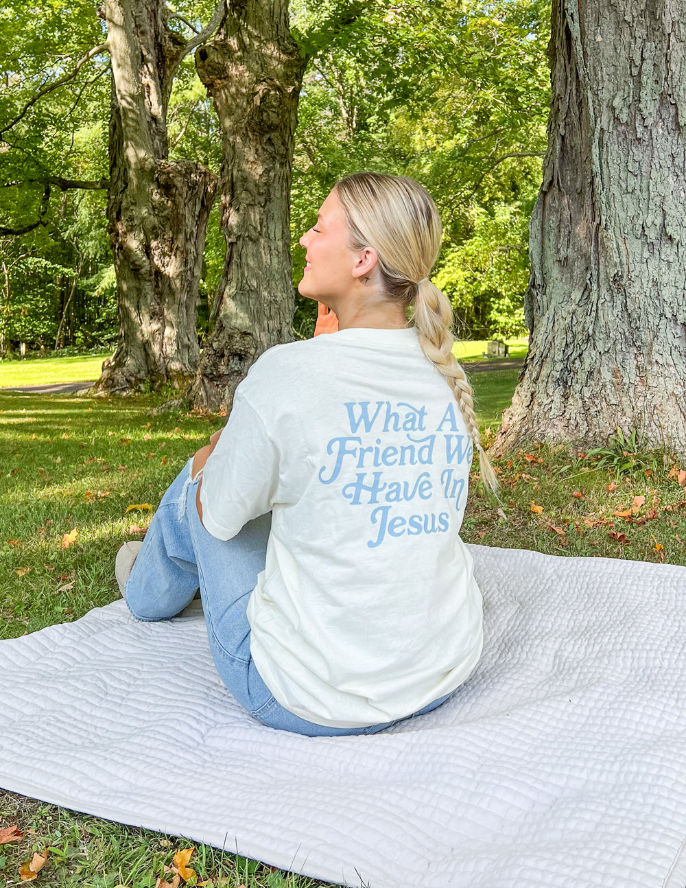 Elevated Faith What a Friend in Jesus Unisex Tee - AVBL MRKT (6)