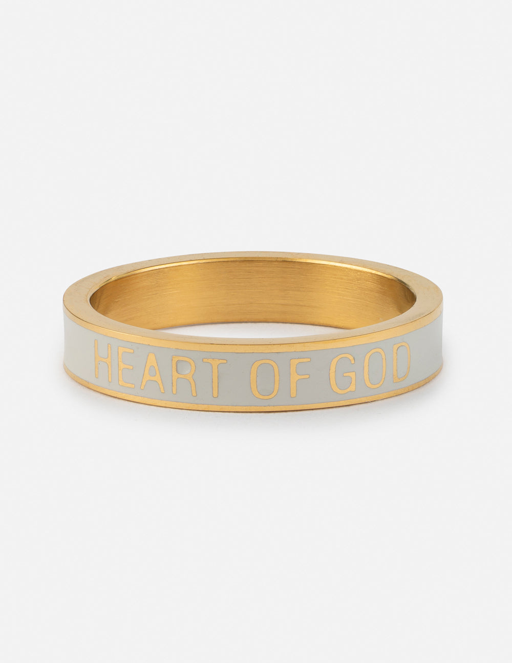 Elevated Faith White Enamel Heart of God Ring - AVBL MRKT (1)