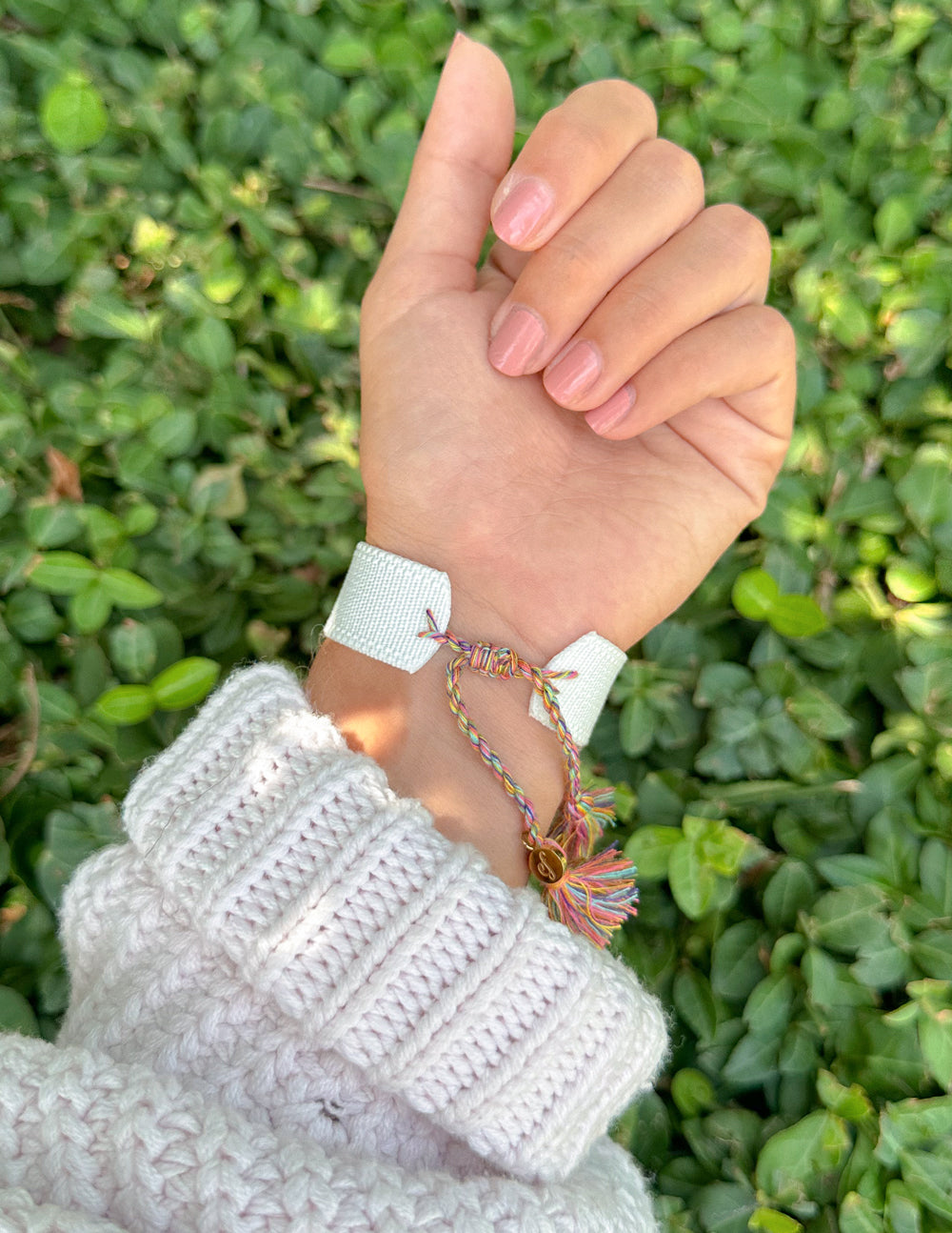 Elevated Faith White WWJD Embroidered Bracelet - AVBL MRKT (3)
