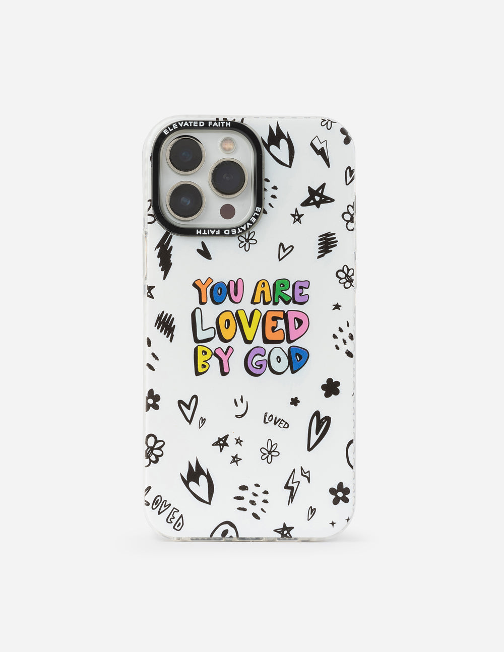 Elevated Faith White You Are Loved By God Phone Case - AVBL MRKT (1)