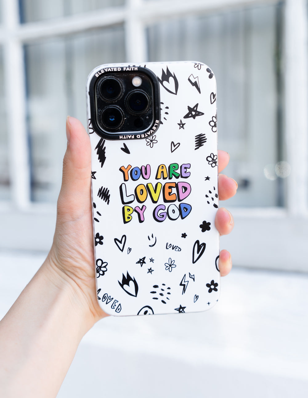 Elevated Faith White You Are Loved By God Phone Case - AVBL MRKT (5)