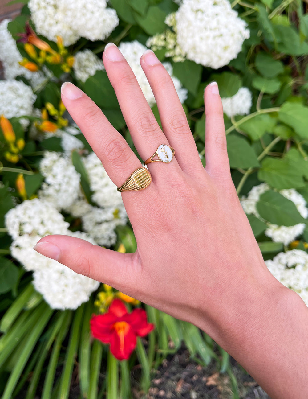 Elevated Faith Wildflower Signet Ring - AVBL MRKT (5)