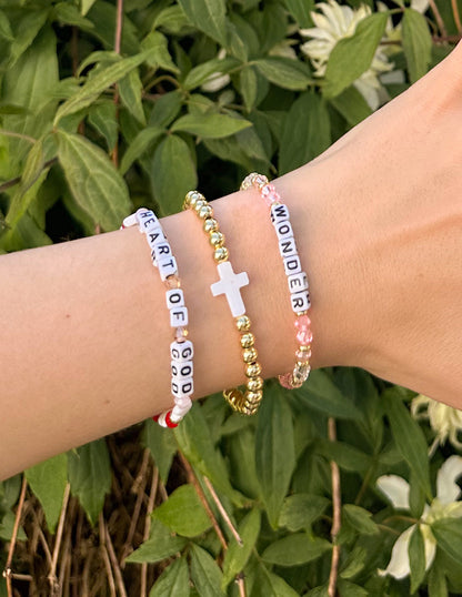 Elevated Faith Wonder Letter Bracelet - AVBL MRKT (2)