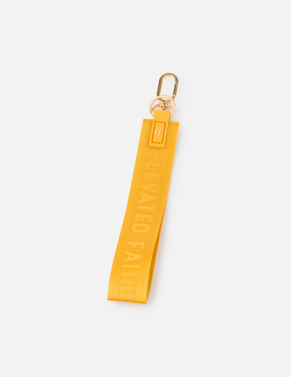 Elevated Faith Yellow Oversized Logo Keychain - AVBL MRKT (7)