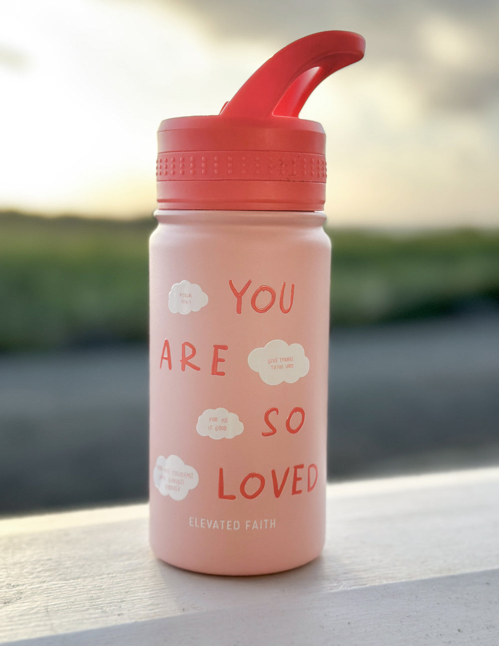 Elevated Faith You Are So Loved Kids Water Bottle - AVBL MRKT (6)