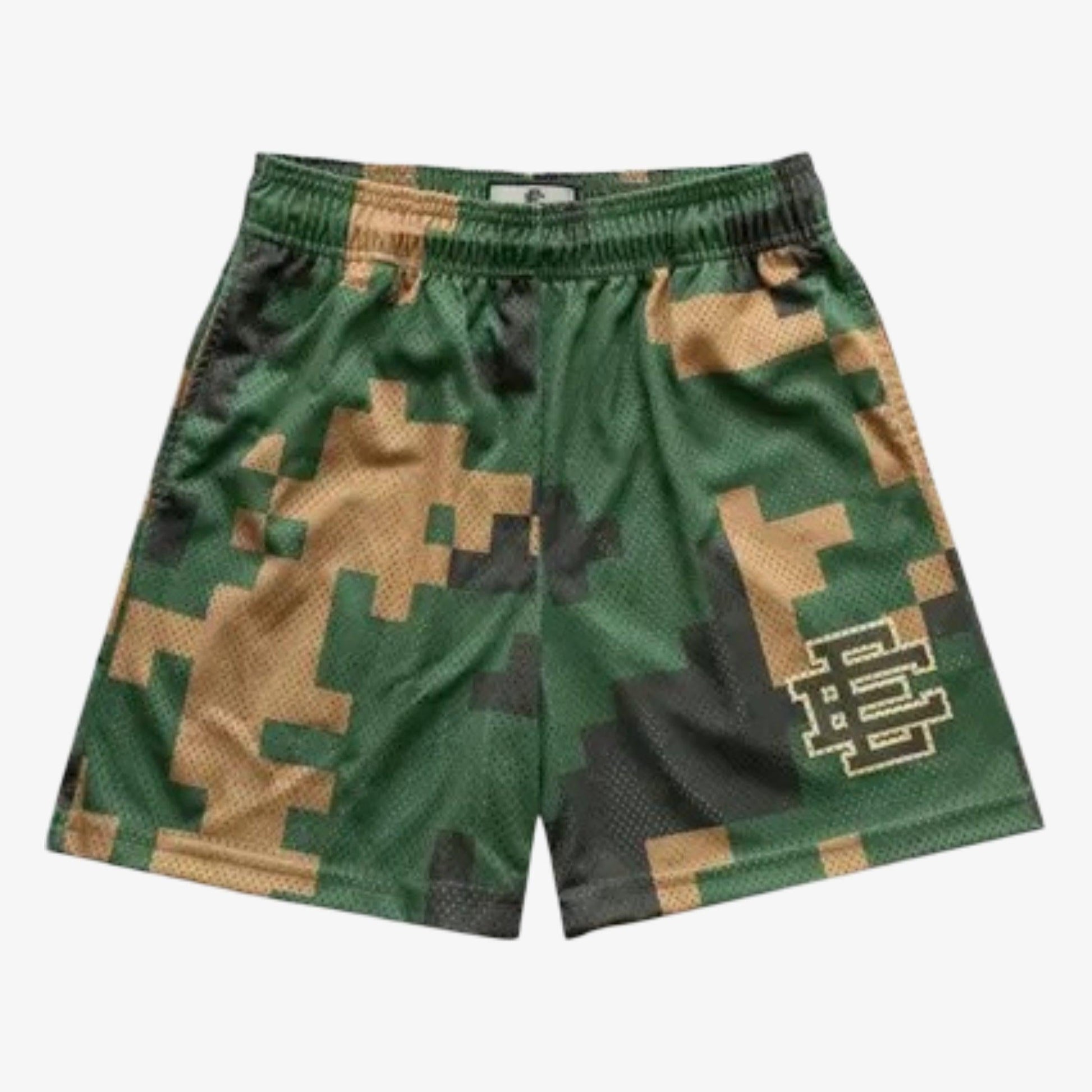 Eric Emanuel EE Basic Short 'Digital Camo' Green (FW23) [SHDGCMSH-GRNDGN] Casual Fashion Bottoms for Unisex Adult Mens Hypebeast - AVBL MRKT (1)