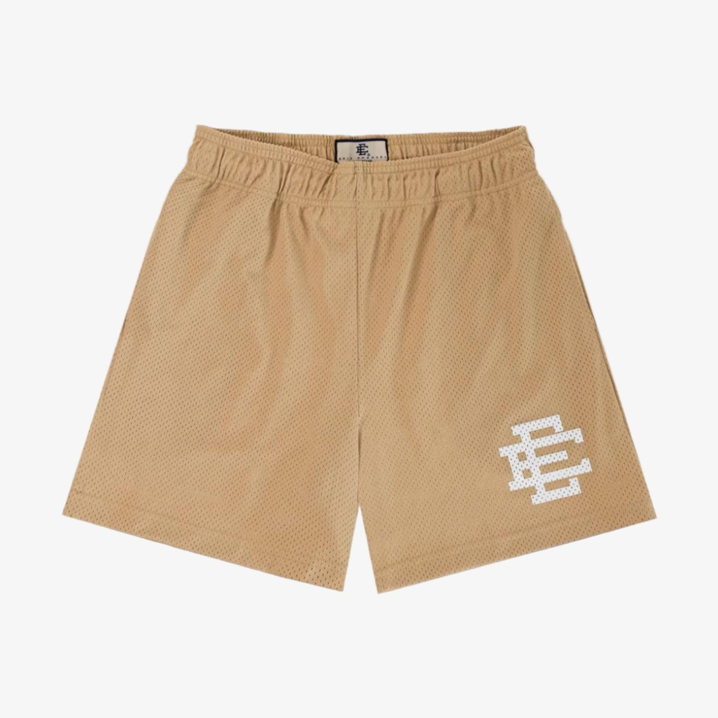 Eric Emanuel EE Basic Short Vegas Gold / White (SS24) [SHCORMSH-VEGWHT] Casual Fashion Bottoms for Unisex Adult Mens Hypebeast - AVBL MRKT (1)