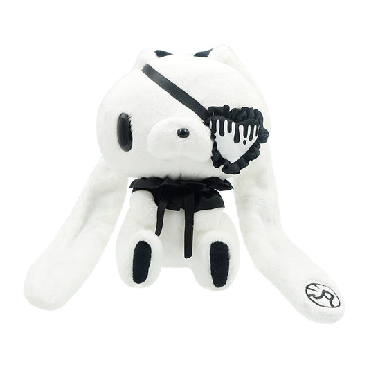 Gloomy Bear All Purpose Bunny Eye Patch Palm-Sized Sitting Plush (White) - AVBL MRKT (1)