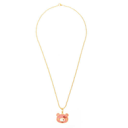 Gloomy Bear Ballchain Necklace [GOLD] - AVBL MRKT (1)