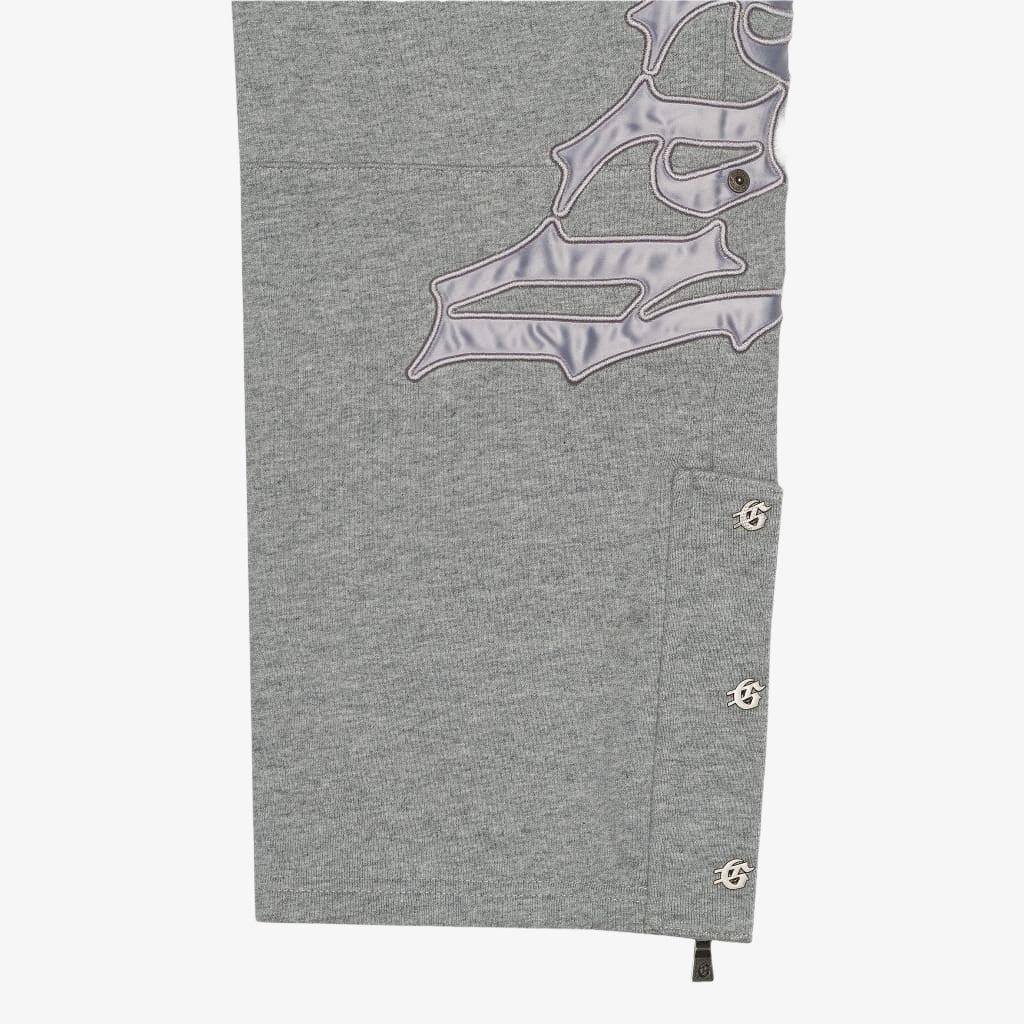 Godspeed 'OG Logo V2' 500 GSM French Terry Sweatsuit Grey / Silver Satin (Hoodie and Sweatpants) [GS005] Casual Fashion Hooded Sweatshirt Sweater Bottoms for Unisex Adult Mens Hypebeast - AVBL MRKT (8)