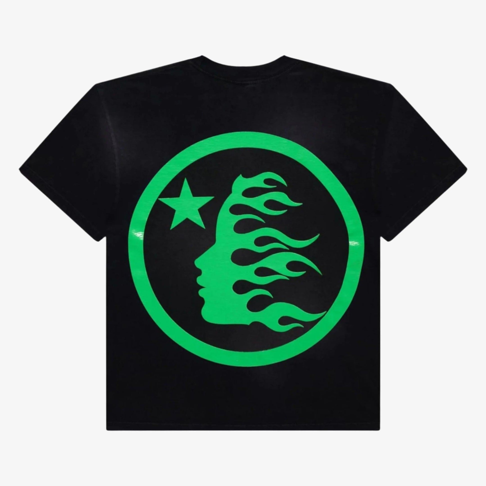 Hellstar T-Shirt 'Classic' Black / Green (SS24) (Gel Print) [HSCC01TEE002-GRN] Casual Fashion Tee Top for Unisex Adult Mens Hypebeast - AVBL MRKT (2)
