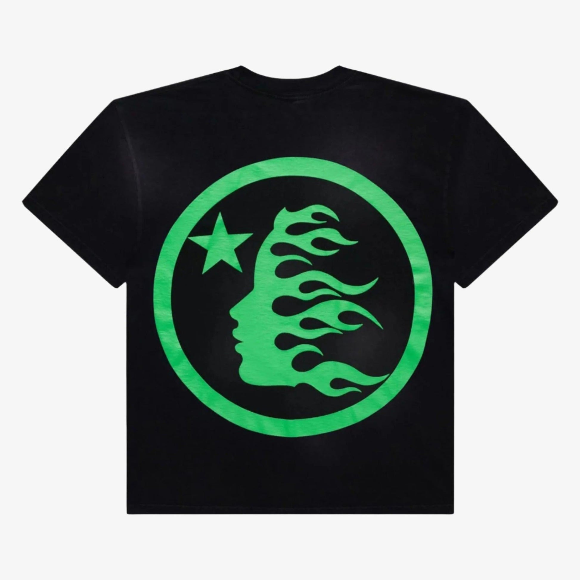 Hellstar T-Shirt 'Classic' Black / Green (SS24) (Regular Print) [HSCC01TEE001-GRN] Casual Fashion Tee Top for Unisex Adult Mens Hypebeast - AVBL MRKT (2)