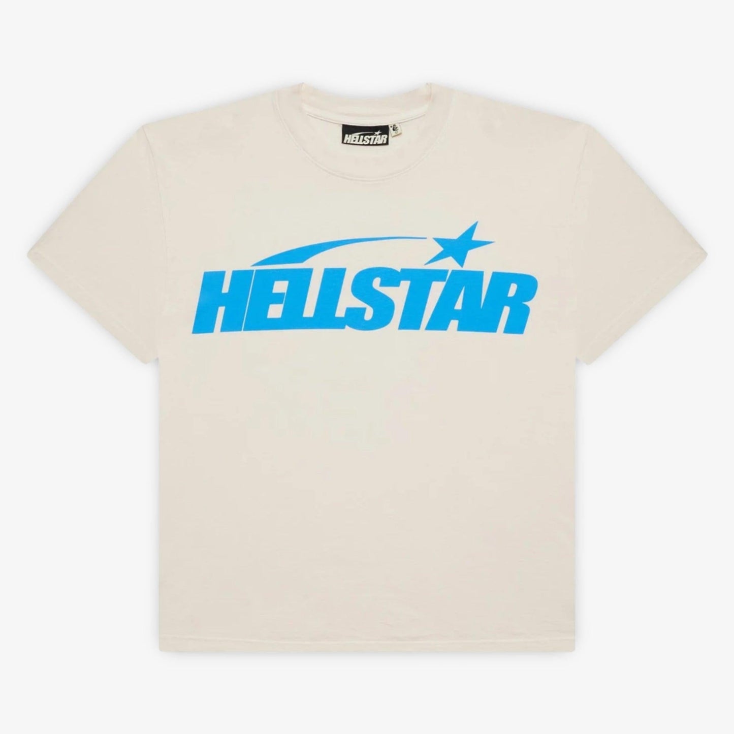 Hellstar T-Shirt 'Classic' White / Blue (SS24) (Regular Print) [HS01TEE002-BLU] Casual Fashion Tee Top for Unisex Adult Mens Hypebeast - AVBL MRKT (1)