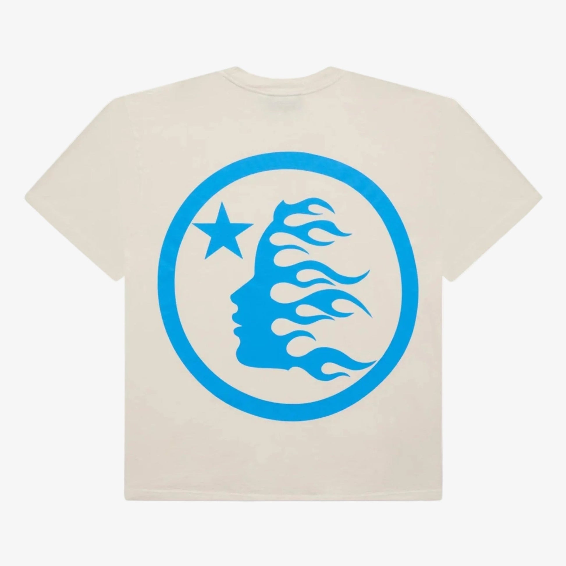 Hellstar T-Shirt 'Classic' White / Blue (SS24) (Regular Print) [HS01TEE002-BLU] Casual Fashion Tee Top for Unisex Adult Mens Hypebeast - AVBL MRKT (2)