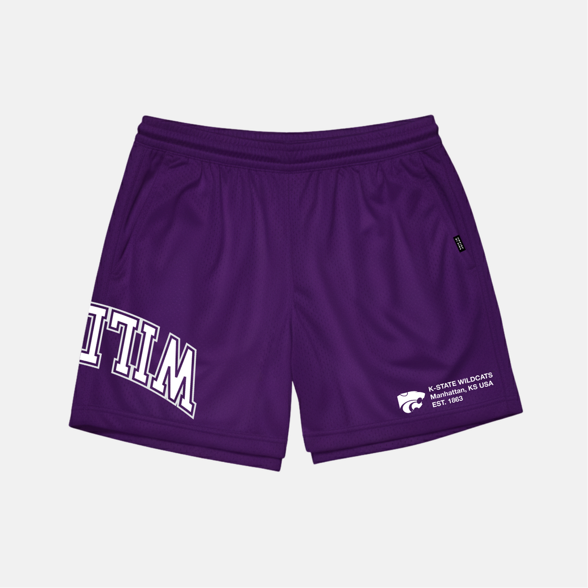 Kansas State x UPSIDE Mesh Shorts - AVBL MRKT (1)