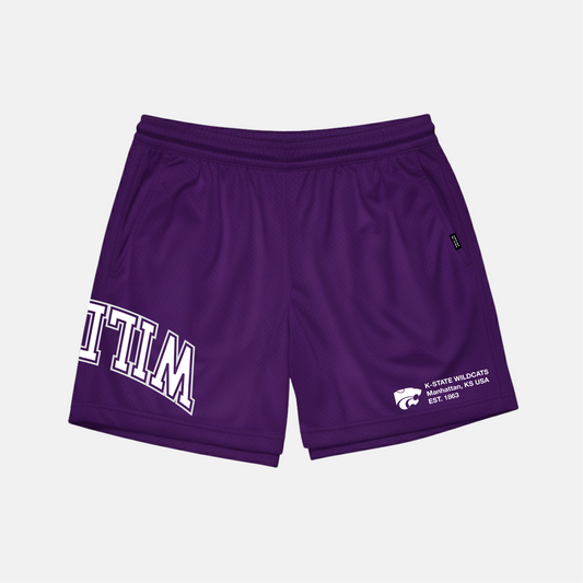 Kansas State x UPSIDE Mesh Shorts - AVBL MRKT (1)