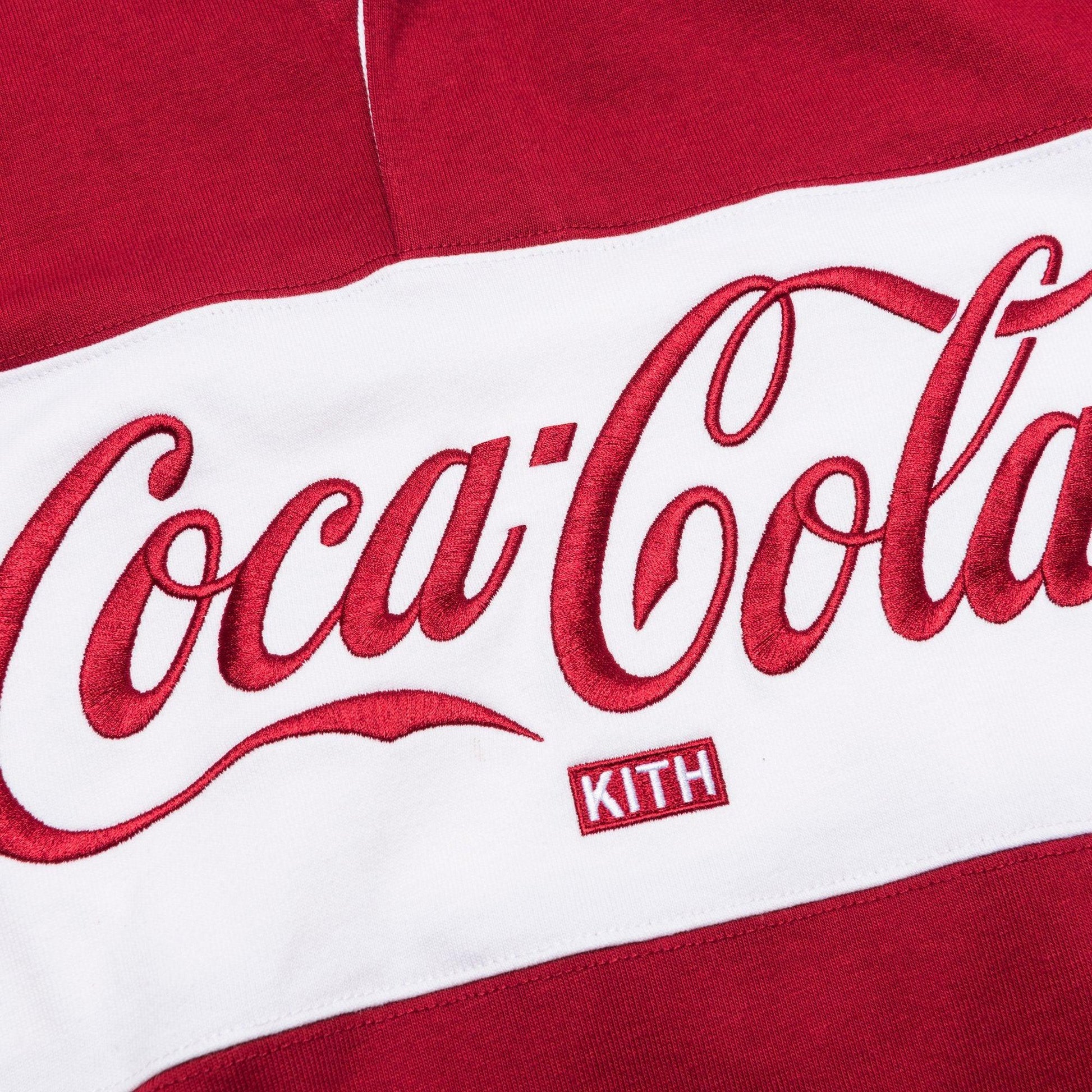 Kith x Coca-Cola Classic Rugby Red (FW18) [KH3317-110] Casual Fashion Polo Top for Unisex Adult Mens Hypebeast - AVBL MRKT (2)
