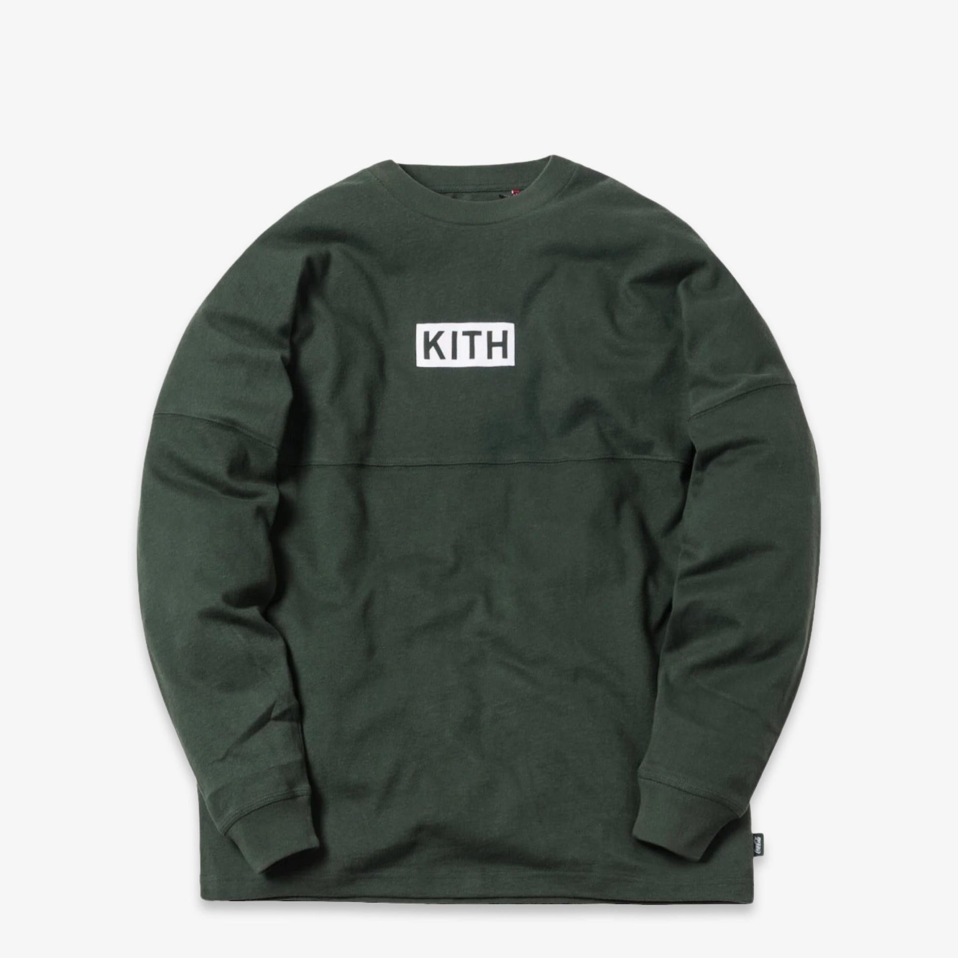 Kith x Coca-Cola L/S Tee 'Global' Dark Green (FW18) [KH3318-106] Casual Fashion T-Shirt Top for Unisex Adult Mens Hypebeast - AVBL MRKT (1)