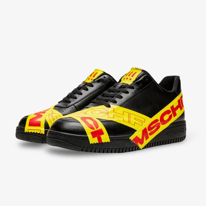 MSCHF TAP3 AF1 Air Force 1 Low 'Black Tape' (2022) [MSCHF-007] Athletic Basketball Casual Fashion Sports Sneakers in Black / Yellow / Red for Unisex Adult Mens - AVBL MRKT (1)